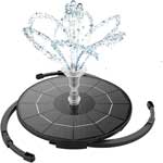 Solar Fountain Bubbler with Detachable Solar Panel