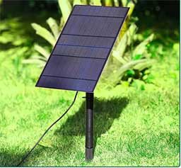 Solar Panel for Fountain Cn Extend 32 Feet Away from Bubbler